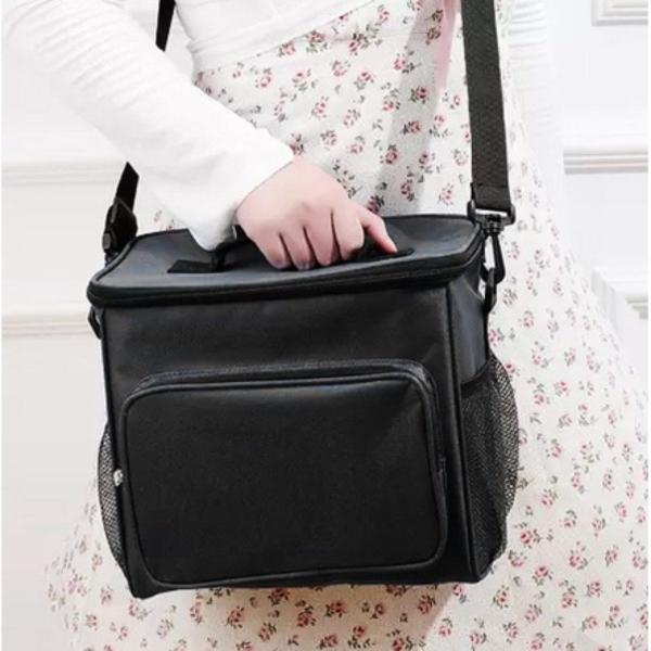 Bolsa Necessaire Térmica Resistente Fitness Praia Porta Marmita Viagem Alça Impermeavel Passeio Academia Espaçosa - Meimi Amores Imagem de Bolsa Necessaire Térmica Resistente Fitness Praia Porta Marmita Viagem Alça Impermeavel Passeio Academia Espaçosa