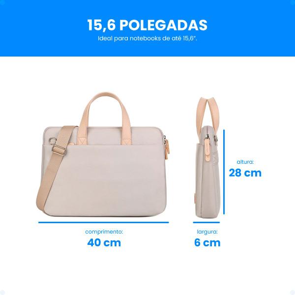 Imagem de Bolsa Notebook Case Reforçada Capa 15.6" Com Forro Interno