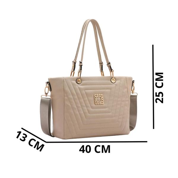 Imagem de Bolsa Ombro Feminina Chenson Ferragem Chic 3484804 Original