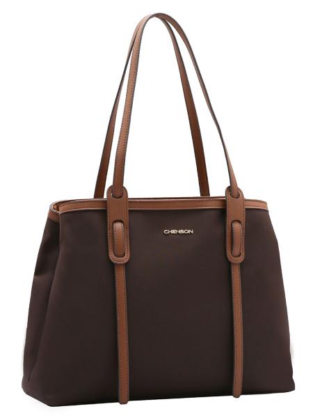 Imagem de Bolsa Ombro Feminina Microfibra Tote Casual Chenson 3184595