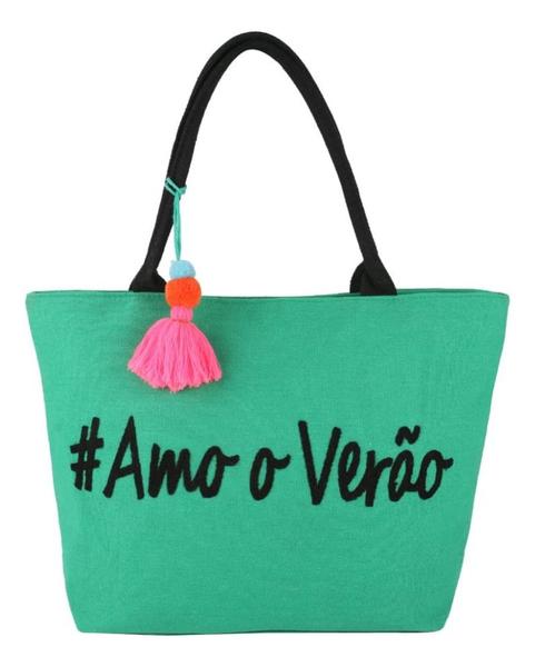 Imagem de Bolsa Ombro Feminina Praia Piscina Compra Feira Grande