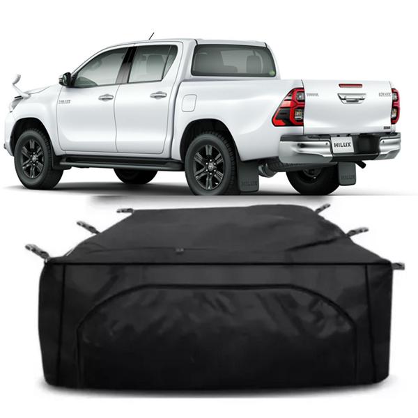 Imagem de Bolsa Organizadora De Caçamba G De Pickup Bagageiro Toyota Hilux 840 Lts