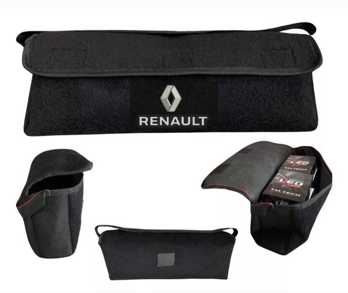 Imagem de Bolsa Organizadora Porta Mala Adaptável Renault Com tiras autocolantes Fixador