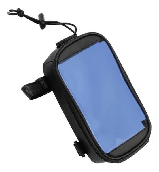 Bolsa Para Bicicleta Com Porta Celular E Objetos Tramontina Imagem de Bolsa Para Bicicleta Com Porta Celular E Objetos Tramontina