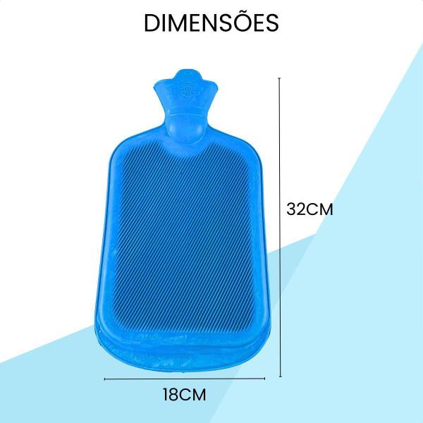 Imagem de Bolsa Para Compressa Agua Quente 2 Litros Emborrachada