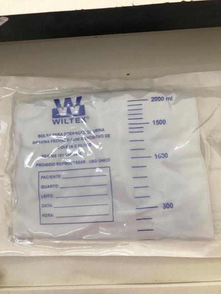 Imagem de Bolsa para drenagem de urina 2000ml - Wiltex