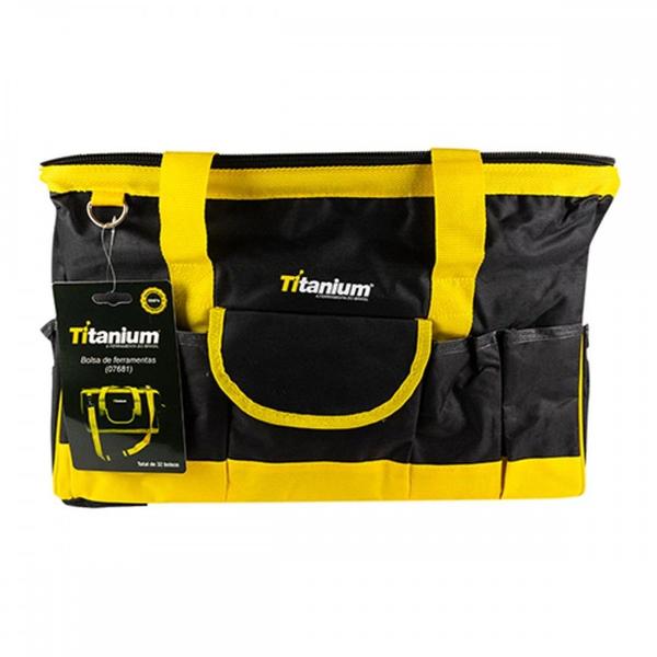 Bolsa Para Ferramentas 32 Bolsos 46X28 Titanium - ferragens negrao Imagem de Bolsa Para Ferramentas 32 Bolsos 46X28 Titanium