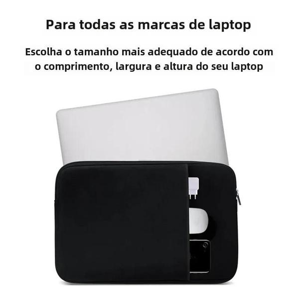 Imagem de Bolsa para Laptop de 13 a 15,6 Polegadas - Compatível com MacBook Air, Pro, Retina, Xiaomi, HP, Dell e Acer