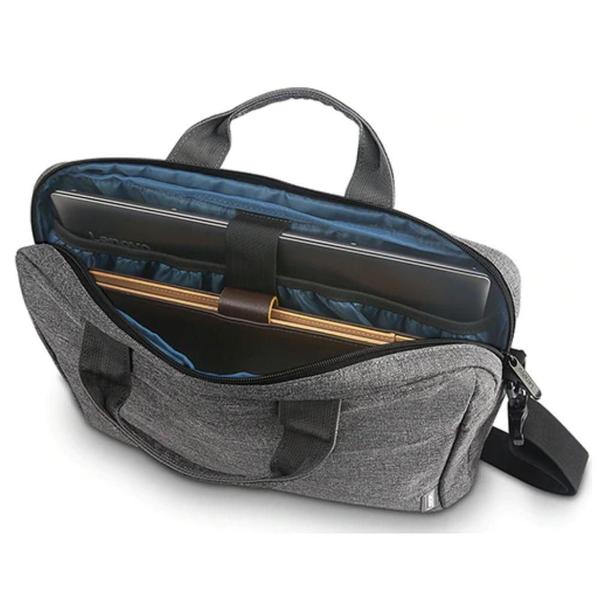 Imagem de Bolsa Para Notebook Lenovo Transversal Casual T210 15,6 Poliester Cinza