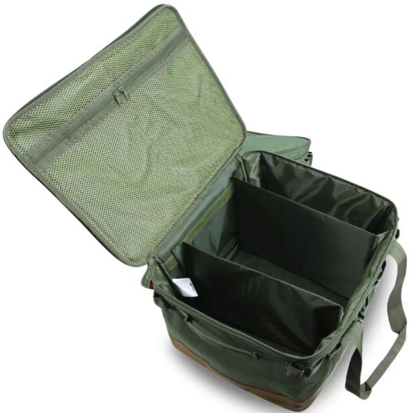 Imagem de Bolsa para Viagens Camping e Pesca Camp Bag Nautika com Divisorias e Alca / Verde Militar Ntk