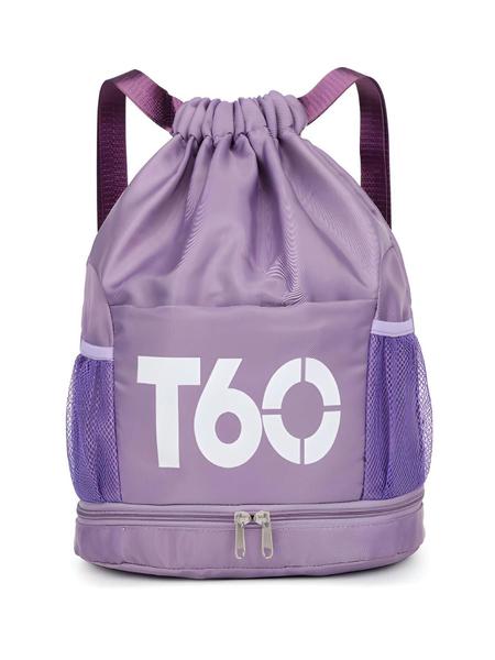 Imagem de Bolsa Passeio Academia Nylon Saco Lukas F516 - Lilás