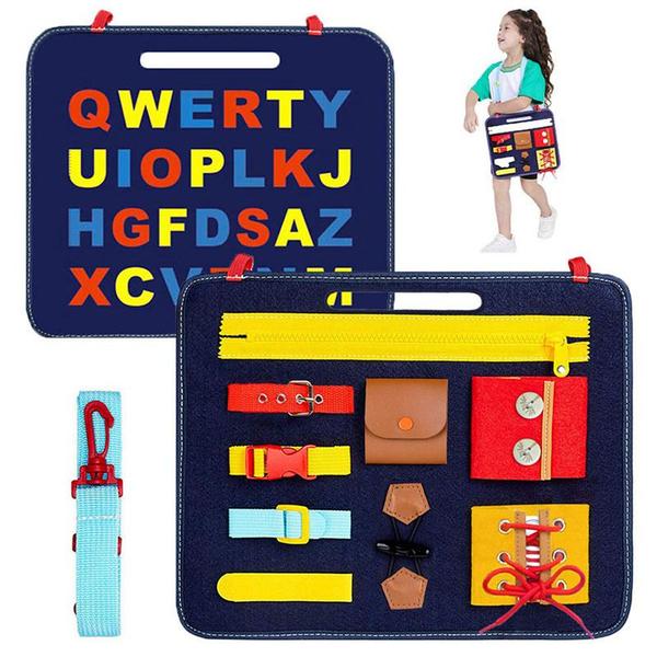 Imagem de Bolsa Pasta Infantil Montessori Pedagógica  Atividades Aprendizados e Diversão