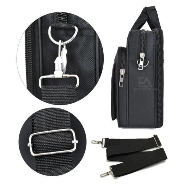 Bolsa Pasta Notebook Grande Nylon Masculino Maleta Executiva - God Talent Imagem de Bolsa Pasta Notebook Grande Nylon Masculino Maleta Executiva
