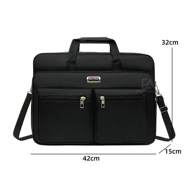 Imagem de Bolsa Pasta Notebook Grande Nylon Masculino Maleta Executiva