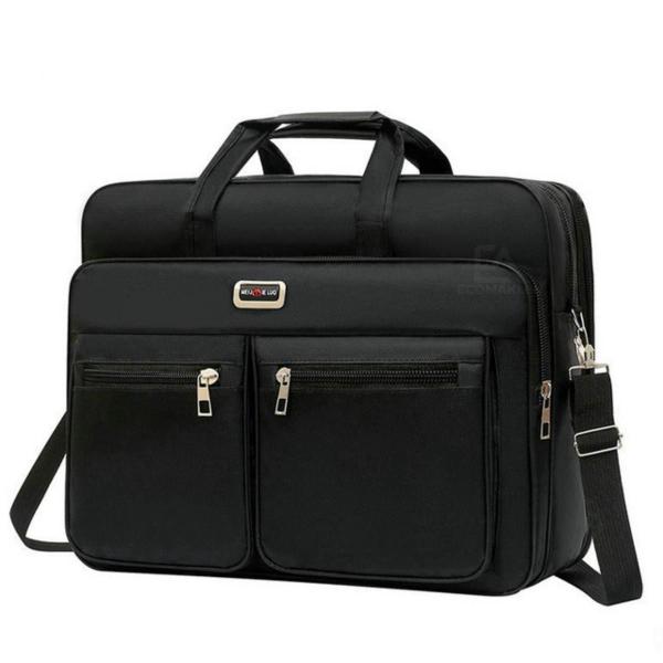 Bolsa Pasta Notebook Grande Nylon Masculino Maleta Executiva - God Talent Imagem de Bolsa Pasta Notebook Grande Nylon Masculino Maleta Executiva