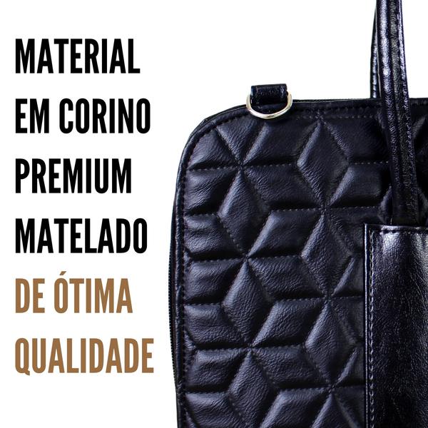 Imagem de Bolsa Pasta Para Notebook Feminina Maleta Executiva Premium Elegante Para Ate 15,6”