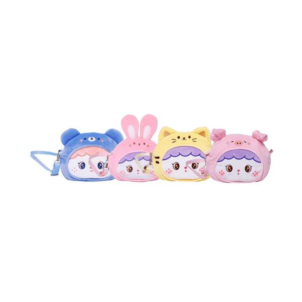 Imagem de Bolsa Pelúcia Amigos Do Coração Baby Pets 2 Em 1 Super Fashion