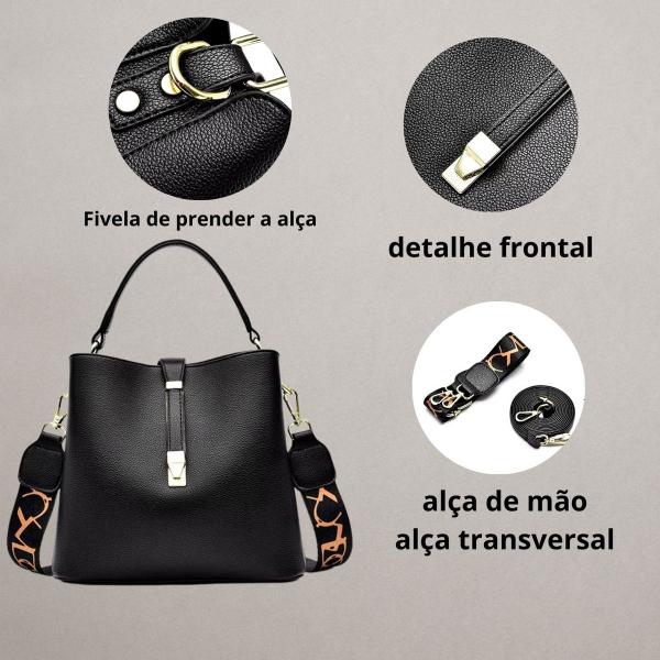 Imagem de Bolsa Pequena Feminina De Mao E Transversal Casual Luxuosa