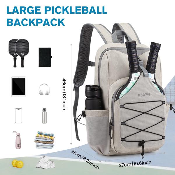 Imagem de Bolsa Pickleball G4Free leve para mulheres e homens Ivory