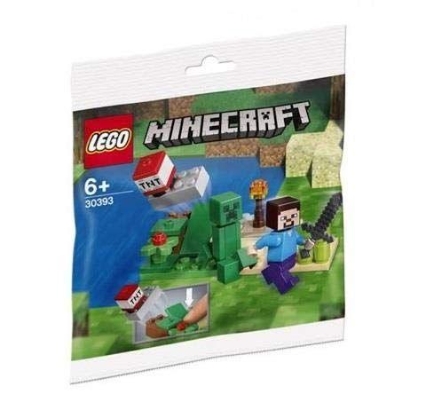 Imagem de Bolsa plástica LEGO Minecraft Steve e Creeper Set (30393)