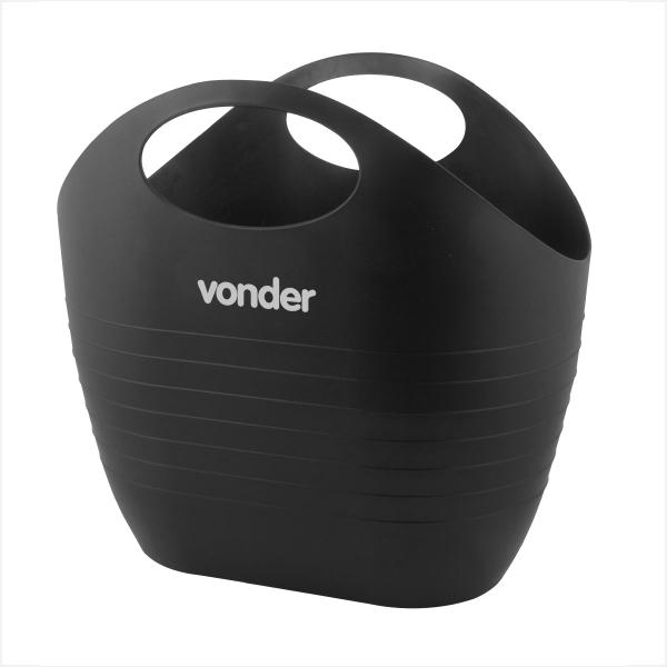 Bolsa plástica multiuso 8,5 litros preta - Vonder Imagem de Bolsa plástica multiuso 8,5 litros preta - Vonder
