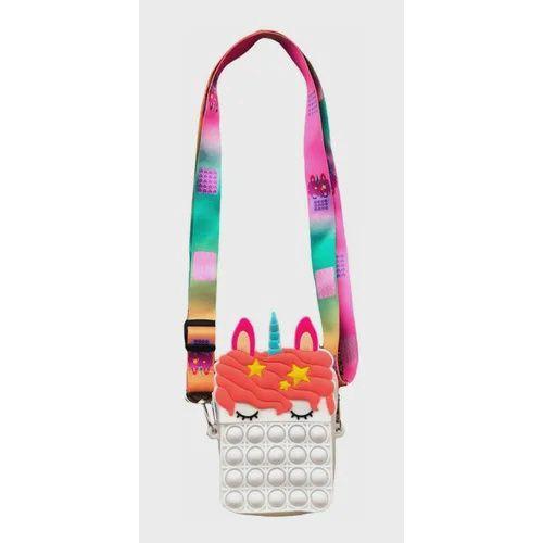 Imagem de Bolsa Pop It Com Alça Anti Stress Unicornio Branco