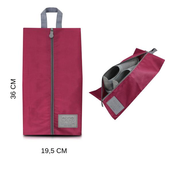 Imagem de Bolsa porta Calçados Vinho Jacki Design