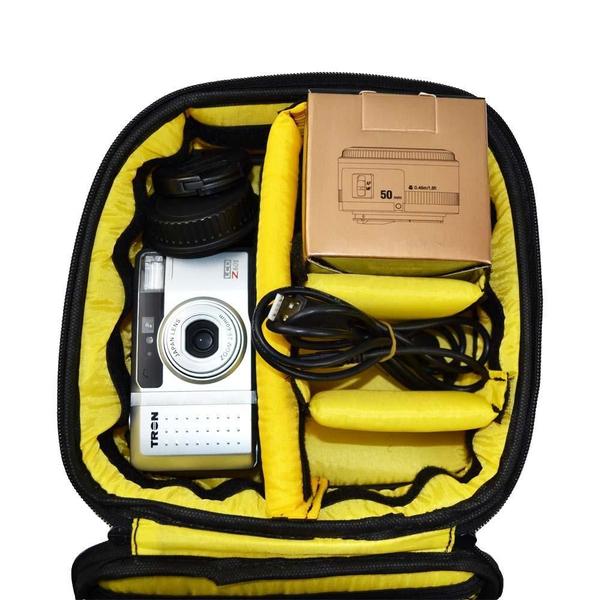 Imagem de Bolsa Profissional Equipamento Fotográfico Go Cam Cinza