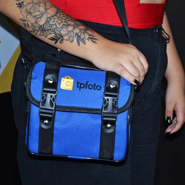 Imagem de Bolsa Profissional p/ Equipamento fotográfico OLIMPUS I Azul