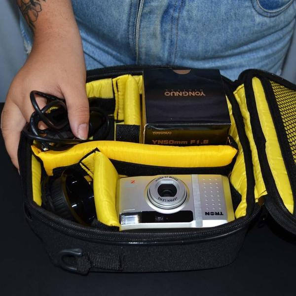 Imagem de Bolsa Profissional Para Equipamento Fotográfico Go Cam Preta