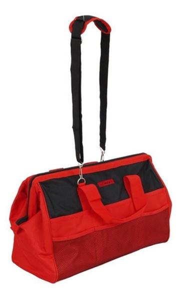 Imagem de Bolsa Profissional Para Ferramentas - 21X36X3,6Cm - Vermelho