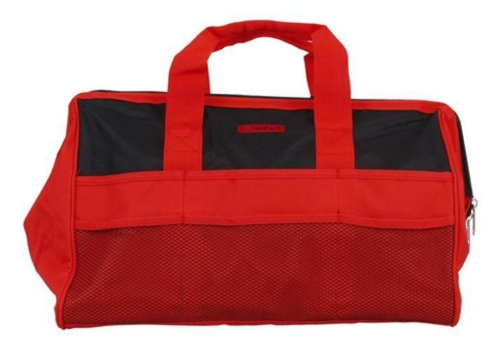 Imagem de Bolsa Profissional Para Ferramentas - 21X36X3,6Cm - Vermelho