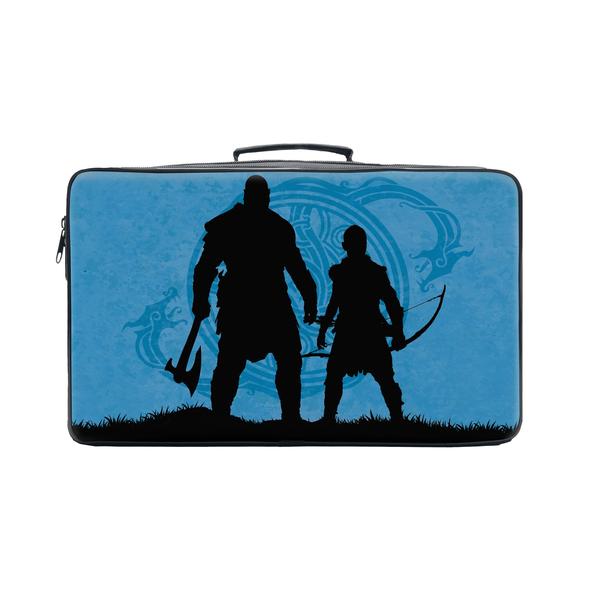 Imagem de Bolsa Ps5 Slim Mochila Transporte Playstation 5 Slim Bag - God of War Ragnarok Edition