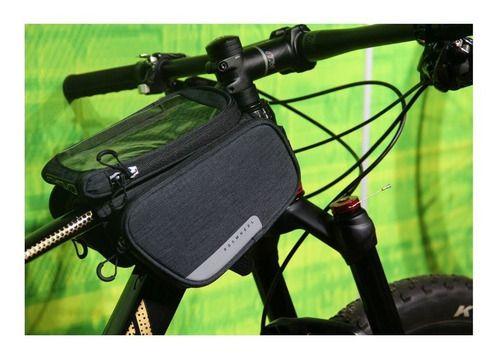 Imagem de Bolsa Quadro Celular Alforge Porta Objeto Bike Roswheel Tm G