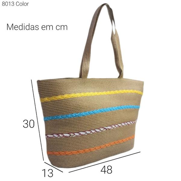 Imagem de Bolsa Sacola de Praia Palha 8013