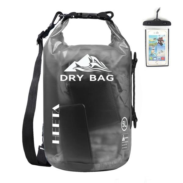 Imagem de Bolsa seca HEETA Waterproof 5L para viagens, natação e passeios de barco