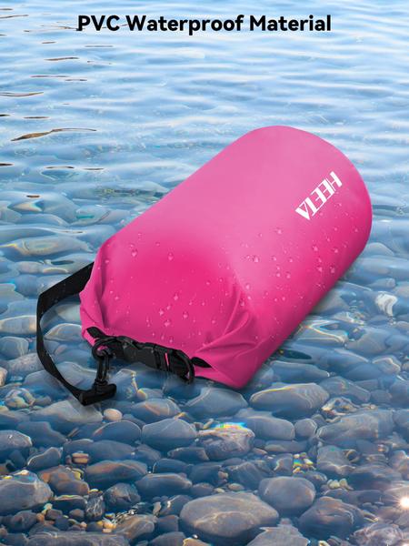 Imagem de Bolsa seca HEETA Waterproof 5L para viagens, natação e passeios de barco