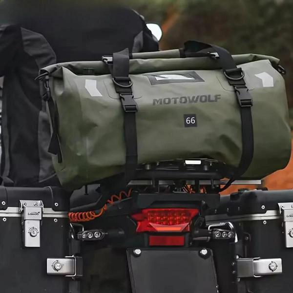 Imagem de Bolsa Seca Reflexiva e à Prova d'Água para Motocicleta, Esqui, Viagens e Acampamento