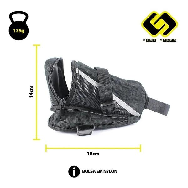 Imagem de Bolsa Selim Bike Porta Objetos Bicicleta Ciclismo