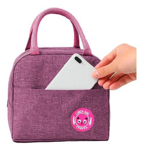 Bolsa Semi Termica Forrada com Alças Resistentes Uso Dia a Dia Melhor Alimentação Reforçada Refeição Segura Prática Luxo - Meimi Amores Imagem de Bolsa Semi Termica Forrada com Alças Resistentes Uso Dia a Dia Melhor Alimentação Reforçada Refeição Segura Prática Luxo