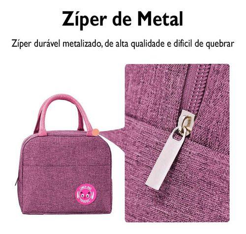 Bolsa Semi Termica Forrada com Alças Resistentes Uso Dia a Dia Melhor Alimentação Reforçada Refeição Segura Prática Luxo - Meimi Amores Imagem de Bolsa Semi Termica Forrada com Alças Resistentes Uso Dia a Dia Melhor Alimentação Reforçada Refeição Segura Prática Luxo