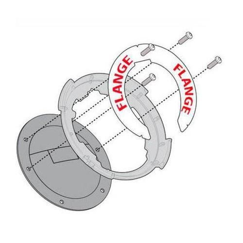 Imagem de Bolsa Tanque Givi St611 + Bocal Givi Bf11 P Bmw F850Gs 18A21