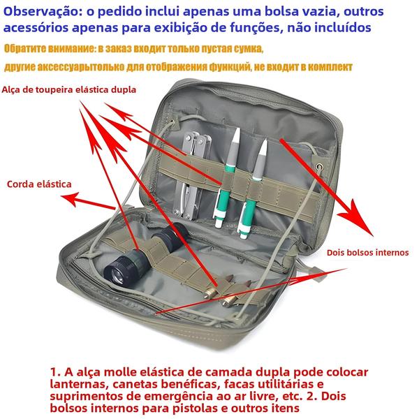 Imagem de Bolsa Tática Molle para Médico - Emergência, Acampamento, Caça e Outdor