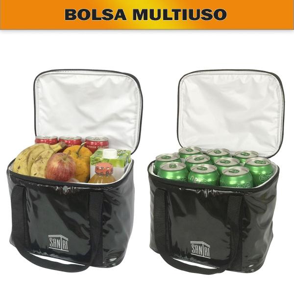 Imagem de Bolsa Térmica 10 Litros Marmita Lanche Frutas Camping Latas Cerveja Refrigerante Agua Praia Parque Camping