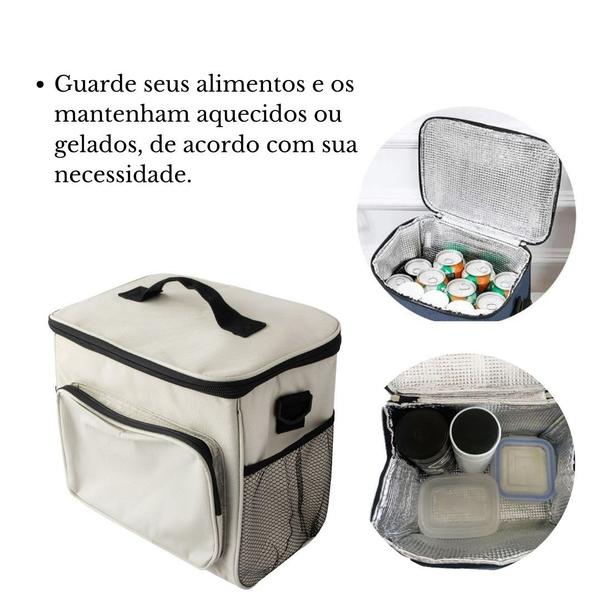 Bolsa Térmica 18L Marmita Lancheira Fitness P/ Trabalho Academia Passeio Cerveja Bebida - Quente/Fri - Ravi Imagem de Bolsa Térmica 18L Marmita Lancheira Fitness P/ Trabalho Academia Passeio Cerveja Bebida - Quente/Fri