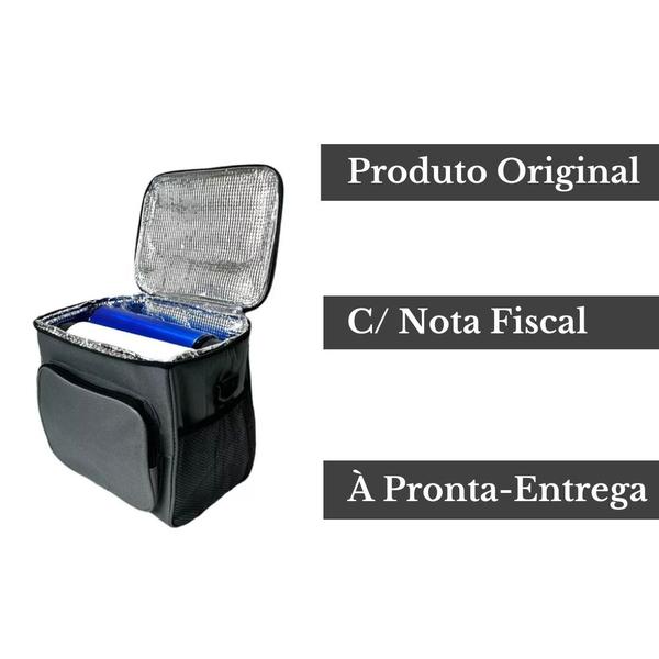 Imagem de Bolsa Térmica 18L Marmita Lancheira Fitness P/ Trabalho Academia Passeio Cerveja Bebida - Quente/Fri