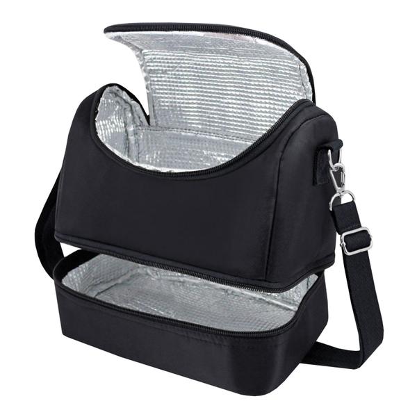 Imagem de Bolsa Térmica 2 Compartimentos Marmita Lanche For Men Grande Jacki Design Cores