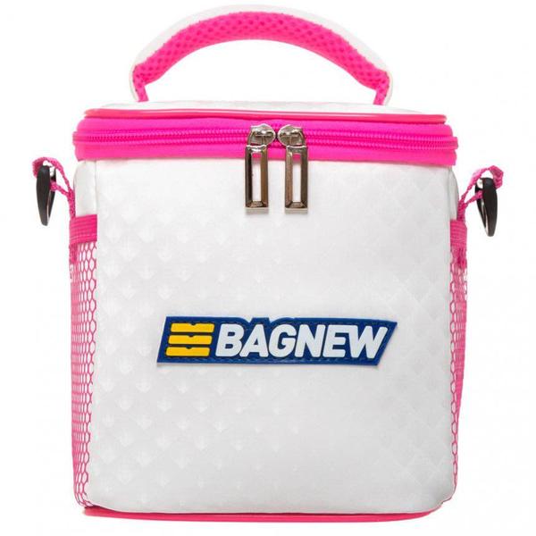 Imagem de Bolsa Térmica 2 Potes - Branca com Rosa Style Fashion - Padrão: Único