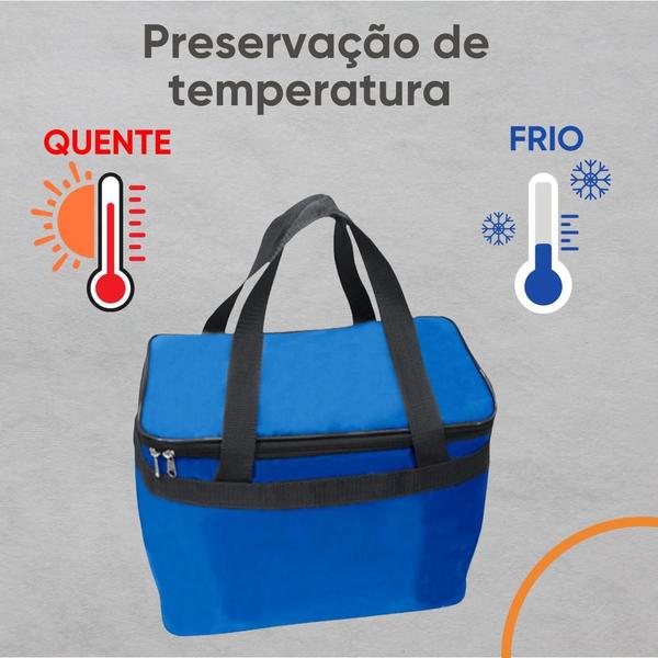 Imagem de Bolsa Térmica 20 Litros Camping  Praia Cervejas Bebidas Alimentos frutas Multiuso