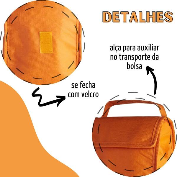 Imagem de Bolsa Térmica 3 Litros Alça Lanche Bebida Conservadora - Vermelho